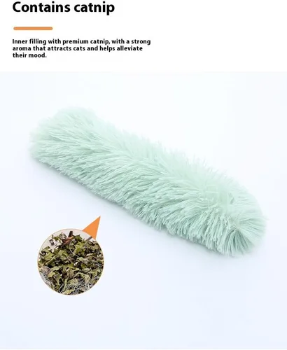 Vista 4 de Cat Toys Pillows, 3 Pack, Soft and Durable Crinkle Sound with Catnip Inside, Promotes Kitty Exercise,Interactive Indoor Kitten Kicker