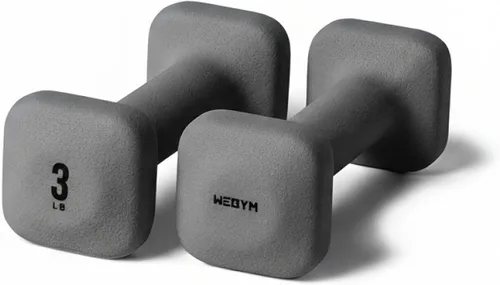 Vista 25 de WeGym Square Dumbbells for Home Gym, Hand Weights for Strength Training