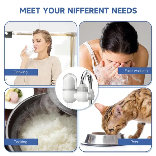 Vista 9 de Fregaderos-Montado grifo filtro eficientewaterpurificationsystemeffectivelyremovesunpleasantchlorineodorand impurezas, apto para cocina de 15/16