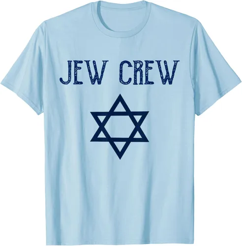 Vista 90 de Camiseta Jew Crew Jewish Star, gris, S