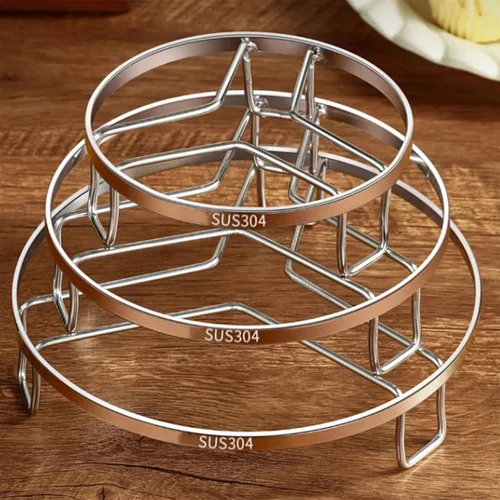 Vista 7 de Rustproof Metal Steaming Tray Ideal for Family Kitchens and Restaurants Pressure Cooker Steamer Rack