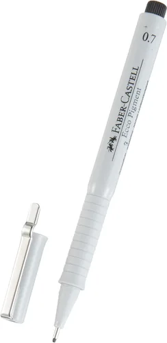 Vista 2 de Faber-Castell 166799 Ecco Pigment - Bolígrafo de punta de fibra (0.028 in), color negro