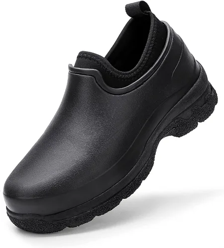 Vista 15 de CERYTHRINA Zapatos de chef unisex profesionales resistentes al aceite al agua para enfermería, antideslizantes, impermeables, zapatos de trabajo