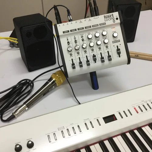 Vista 6 de Maker hart Loop Mixer 8 0.138 in/0.248 in JACK/Bluetooth/Phono EQ Pre-amplificar/micrófono Compatibilidad/mezclador de audio