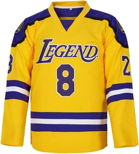 Vista 2 de Camiseta de hockey sobre hielo de la película Legend 8 24 para hombre