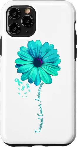 Vista 29 de Cervical Cancer Awareness Family Case Survivor Pretty Gift Case for iPhone 17