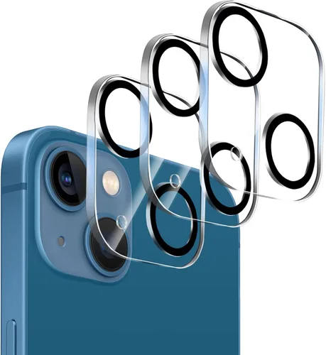 Vista 23 de Dengduoduo Paquete de 3 protectores de lente de cámara para iPhone 13 de 6.1" y iPhone 13 Mini de 5.4", vidrio templado, Ultra HD, dureza 9H Todo