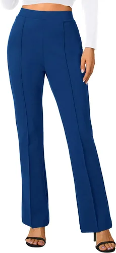 Vista 15 de Urban CoCo Pantalones de trabajo elásticos con corte de bota, pantalones de yoga pequeños para oficina casual