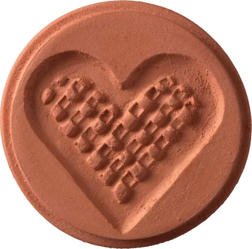Vista 3 de JBK Pottery Sellos de Galletas de Terra Cotta para Hornear, Seguros para Horno y Lavavajillas - Cortador de Galletas, Moldeador, Prensa de Sellos