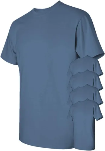 Vista 204 de Gildan Camiseta G500 para hombre Ceniza/baya