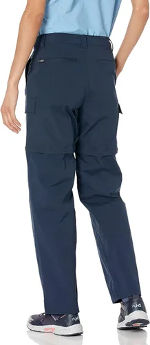 Vista 2 de Tienda Essentials Pantalones de senderismo al aire libre con cremallera tejida elástica para mujer