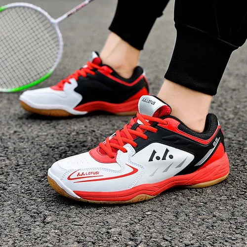 Vista 4 de Zapatos de voleibol duraderos para hombre, zapatos de cancha de bádminton, zapatos de tenis para hombre, zapatos de squash, zapatos de entrenamiento