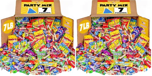 Vista 10 de A Great Surprise Mezcla de dulces surtidos – Caja de 7 libras – Caramelos envueltos individualmente – Mezcla de caramelos de piñata