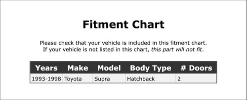 Vista 2 de Soporte de elevación de escotilla derecha compatible con Toyota Supra 2 puertas Hatchback 1993 1994 1995 1996 1997 1998 PC-937764