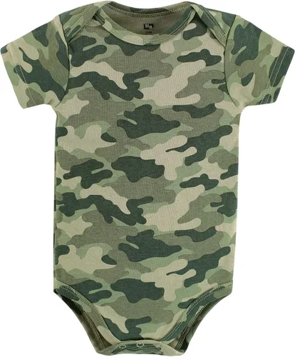 Vista 4 de Hudson Baby Body unisex de algodón para bebé, Animal Adventure, 9-12 meses, Animal Adventure