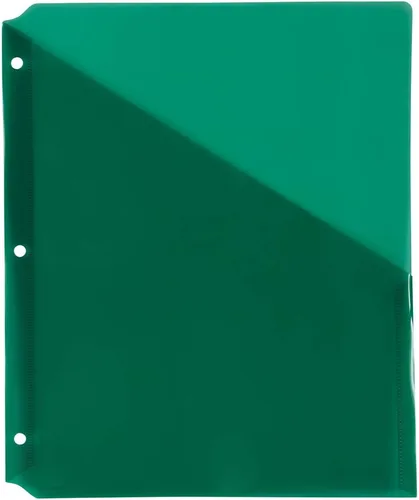 Vista 7 de JAM PAPER Fundas de plástico, tamaño carta, 9 x 11 1/2, bolsillos surtidos para proyectos de días de la semana, 5 protectores de páginas/paquete