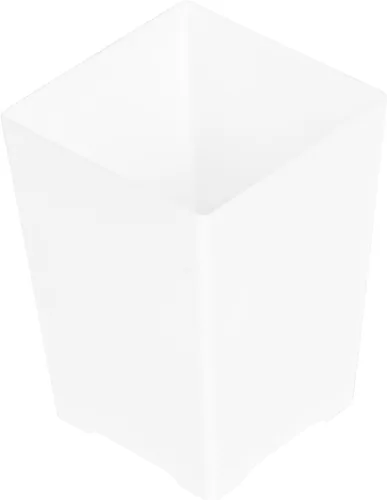 Vista 13 de Restaurantware Mini tazas de postre de 2 onzas, 100 tiradores cuadrados para postres, desechables Quadrato de plástico negro, tazas de parfait