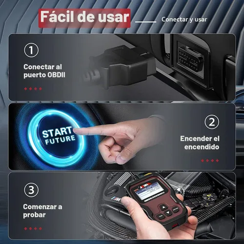 Vista 6 de Ancel JP700 JOBD escáner para coches japoneses, lector de código OBD2 para JDM Designed For Toyota, Honda, Nissan, Mazda & Subaru, Read and Clear