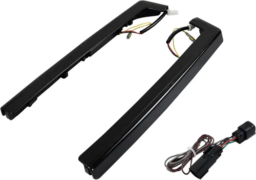 Vista 7 de Kit de Luces LED de Marcador Lateral de Acento con Lente Ahumada para Tour Pack con Luz de Señal de Giro para Harley Davidson Touring Road Glide