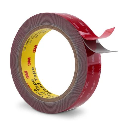 Vista 15 de Cinta adhesiva de doble cara resistente de 1/4 pulgada x 4.7 metros, cinta adhesiva de montaje de espuma impermeable 5925 para automotriz, tira