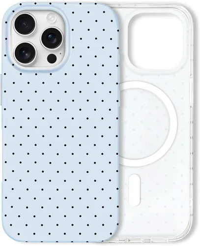 Vista 172 de Hython Funda para iPhone Air, diseño estético de lunares lindos, funda simple de 6.5 pulgadas, delgada, antiarañazos, parachoques de TPU suave, a