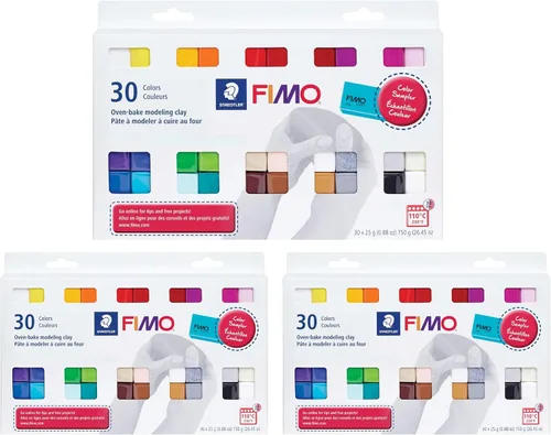 Vista 10 de STAEDTLER FIMO Soft Oven-Bake Polymer Modeling Clay: Kit de inicio de 30 piezas para joyería, escultura y manualidades para principiantes