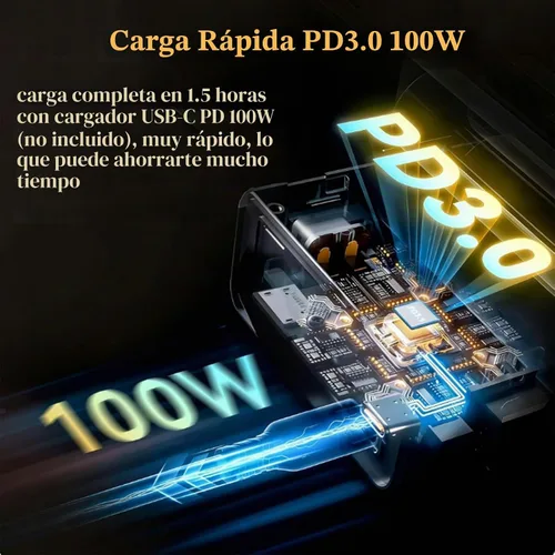 Vista 2 de ZGCINE V Mount Battery V99 Pro Airline-Safe 1.5H Carga completa con PD100W