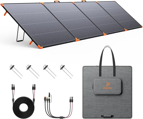 Vista 9 de ZOUPW 230W biacial panel solar portátil N-Type 16BB para la central