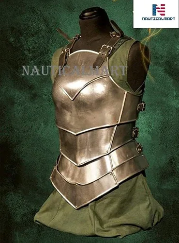 Vista 3 de NauticalMart Armadura LARP medieval para mujer