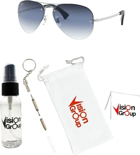 Vista 2 de Ray-Ban RB3449 Aviator Gafas de sol Vision Group Paquete de accesorios