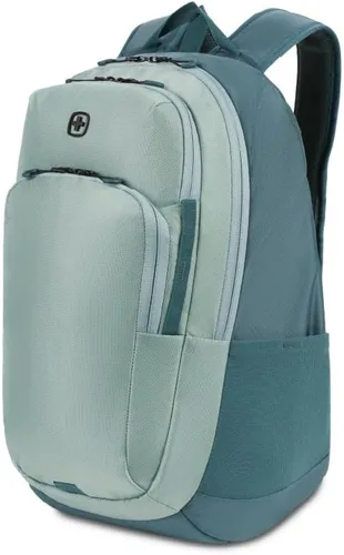 Vista 19 de SwissGear Mochila para laptop, Azul marino jaspeado