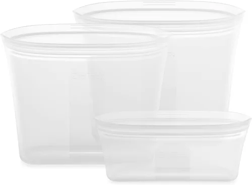 Vista 36 de Zip Top - Contenedores reutilizables de silicón 100 % platino