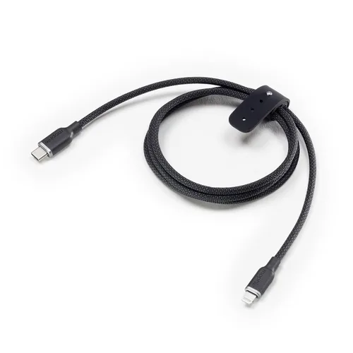 Vista 3 de Mophie Cable de silicona Charge Stream USB-A a Lightning de 6.6 ft/6 pies, cable trenzado de larga duración con Enduraflex, compatible con carga