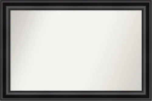 Vista 674 de Amanti Art Espejo personalizado, espejo de baño negro puente, espejo de pared o espejo de tocador de baño sobre el fregadero (26 x 26 pulgadas)