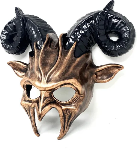 Vista 3 de STORM BUY Ram Goat Series Face Masquerade Animal Devil Mask Costume Halloween Horror Demon