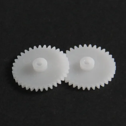 Vista 6 de Othmro Engranajes de plástico 34 dientes modelo 342A engranaje de reducción engranajes de gusano de plástico para RC coche robot motor