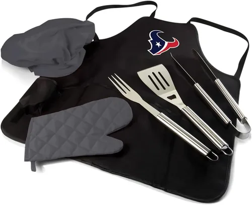 Vista 8 de Picnic TIME NFL BBQ Delantal Tote Pro Grill Set