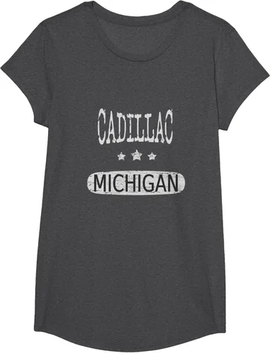 Vista 48 de Vintage Cadillac Michigan Camiseta