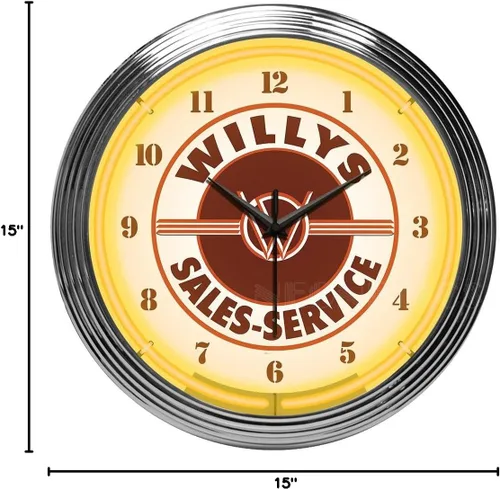 Vista 2 de Willys Servicio de ventas Jeep Neon Clock