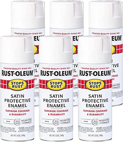 Vista 21 de Rust-Oleum 7776830 - Pintura en aerosol para prevención del óxido, 12 onzas, negro plano