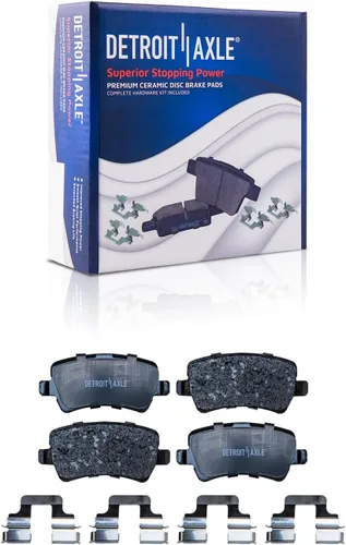 Vista 109 de Detroit Axle - Pastillas de Freno Delantero Izquierdo Reemplazo de Pinza de Disco para Ford Fusion Mazda 6 Lincoln MKZ Mercury Milan 2006-2012