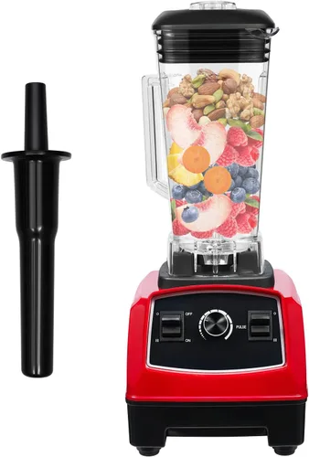 Vista 10 de Licuadora comercial resistente del batido de 2L 2000W, negro, velocidades múltiples, autolimpiante