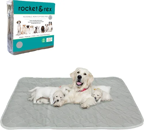Vista 8 de rocket & rex Almohadillas Premium Lavables para Transportadoras de Mascotas, Reutilizables, Impermeables y Absorbentes, Almohadillas para Perros
