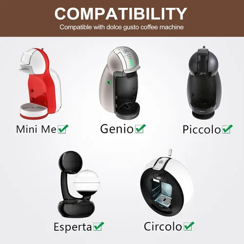 Vista 9 de KEEPOW Cápsulas de café reutilizables compatibles con la máquina Nescafe