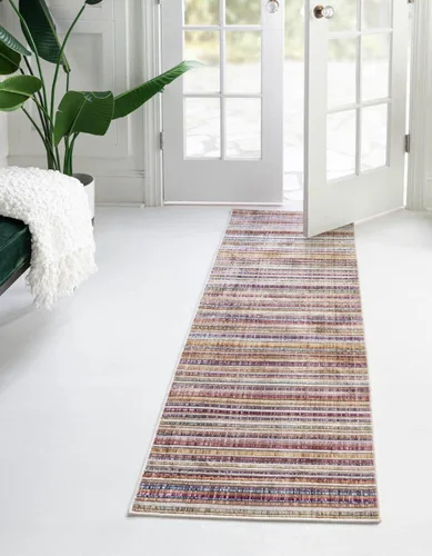 Vista 8 de Unique Loom Deepa Collection - Alfombra estática (2 pies x 3 pies 1 pulgada, rectangular, multi/ gris)
