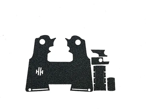 Vista 2 de Handleitgrips Cinta de agarre para pistola compatible con Springfield Prodigy – Cinta de agarre de pistola de goma texturizada negra, fácil