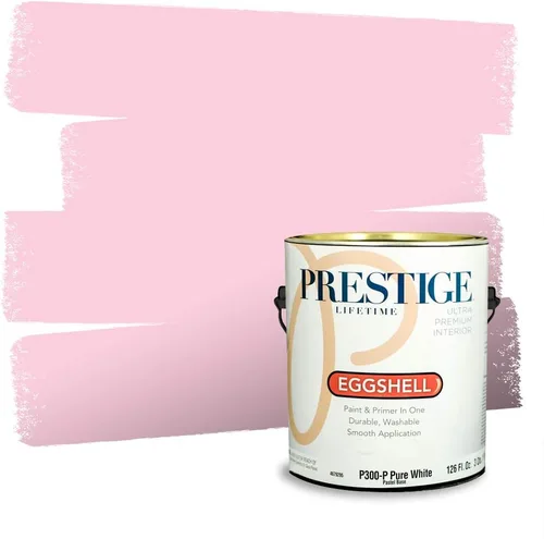 Vista 459 de Prestige Paints Pintura exterior e imprimación en uno, 1 galón, plano, coincidencia comparable de Valspar* Amber Rose*