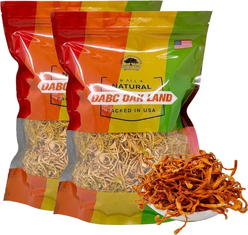Vista 10 de Flor Cordyceps de 16 onzas, hongo Cordyceps seco 100% natural, apoya la función inmunológica energética para sopa/cocina/enfriamiento/té