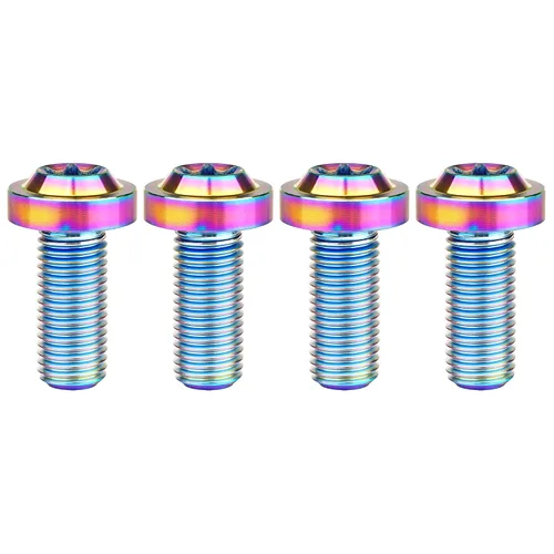 Vista 39 de Titanium M10 Torx Head Bolt (M10x10mm Pitch 1.25mm, Black) 10 15 20 25 30 35 40 45 50 55 60mm Pitch 1.25/1.5mm Screw Pack of 4