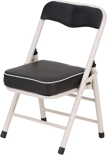 Vista 16 de Takeda Corporation OT-51BE Silla plegable, silla, taburete, silla de cocina, marrón claro